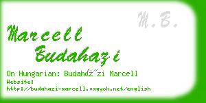 marcell budahazi business card